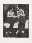 Emil Nolde - Mann und Mädchen