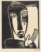Schmidt-Rottluff, Karl - Woodcut