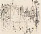 Max Beckmann - Häuserruine in Lille