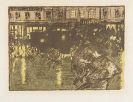 Pierre Bonnard - Rue, le soir, sous la pluie