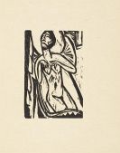 Kirchner, Ernst Ludwig - Alfred Döblin. Das Stiftsfräulein und der Tod. Eine Novelle