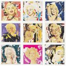 Mimmo Rotella - Marylin, I Volti (9 Bll.)