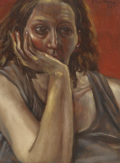 Gisela Breitling - Sitzende mit aufgest&uuml;tzter Hand