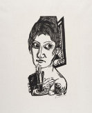 Max Beckmann - Frau mit Kerze