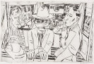 Max Beckmann - In der Trambahn