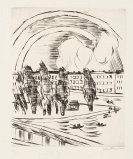 Max Beckmann - Mainlandschaft mit Regenbogen