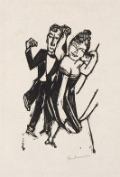 Max Beckmann - Kleines Tanzendes Paar