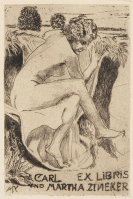 Max Klinger - Ex libris (3 Bll.)
