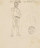 Klinger, Max - Entwurfszeichnungen für Ex libris (10 Bll.)