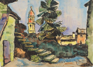 Karl Schmidt-Rottluff - Tessiner Bauernhof