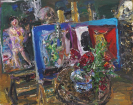 Heisig, Bernhard - Atelierszene