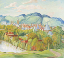 Erich Heckel - Blick auf Goslar