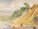 Erich Heckel - Steiles Ufer an der F&ouml;rde