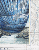 Christo - Over the River (Project for Arkansas River, State of Colorado)