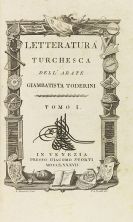 Giambattista Toderini - Letteratura turchesca