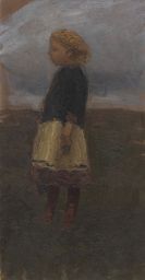 Otto Modersohn - Mädchen im Moor