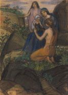 Hofmann, Ludwig von - Frauen mit Kind in arkadischer Landschaft