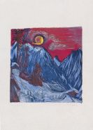 Kirchner, Ernst Ludwig - Wintermondnacht – Längmatte bei Monduntergang