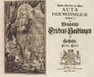 Johann Gottfried von Meiern - Acta pacis Westphalicae publica