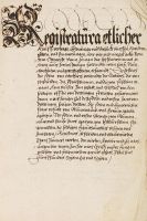  Manuskripte - Weinland im Elsaß: Registratüra der brieff