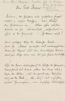 Rainer Maria Rilke - 1 eigenhändiges Gedicht, 2 eigh. Briefe, 1 eigh. Abschrift und 1 Typokskript