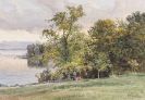 Edward Theodore Compton - Landschaft am Starnberger See