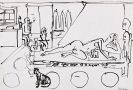 Ernst Ludwig Kirchner - Atelier-Interieur mit Akt
