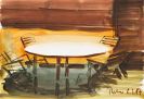 Gerhard Richter - Tisch mit Stühlen (8.1.87)