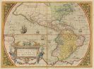 Ortelius, Abraham - 2 Karten: Americae sive novi orbis - Africae tabula nova