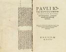 Giovio, Paolo - Descriptiones. Dabei: Ausgabe von 1571