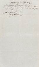 Goethe, Johann Wolfgang von - Brief m. U.