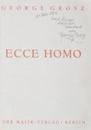 George Grosz - Ecce homo. Mit eigh. Widmung