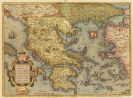 Ortelius, Abraham - Theatro del Mondo. Daraus: 19 Karten, 1 Ansicht, 2 Tafeln, Titel, Epitaph, Porträt.
