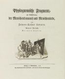 Lavater, Johann Caspar - Physiognomische Fragmente. 4 Bände