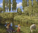Hans Thoma - Am Stillen Bach