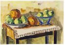 Karl Schmidt-Rottluff - Stillleben mit Äpfeln und Orangen