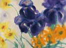 Emil Nolde - Blaue Iris, Feuerlilien, Rudbekia