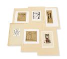 Franz Marc - 5 Exlibris. Beigabe: Pechstein Exlibris