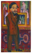 Ernst Ludwig Kirchner - Männerbildnis L. Schames
