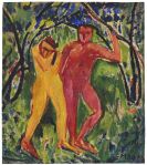 Erich Heckel - Zwei Menschen im Freien