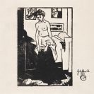 Ernst Ludwig Kirchner - Sich entkleidendes Mädchen - Das Modell 1