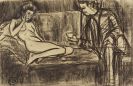 Kirchner, Ernst Ludwig - Nacktes Modell auf dem Sofa