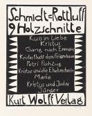 Karl Schmidt-Rottluff - Kristusmappe (9 Holzschnitte)