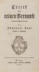 Kant, Immanuel - Critik der reinen Vernunft