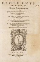 Diophantus von Alexandria - Rerum Arithmeticarum