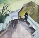 Feininger, Lyonel - Auf der Brücke