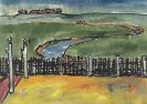 Nolde, Emil - Halliglandschaft mit Gatter (Hooge)