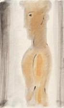 Schlemmer, Oskar - Knabenfigur von der Seite