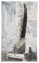 Kiefer, Anselm - Leonardo Pisano - liber quadratorum geometriae (Aus der Serie "Freimaurer")