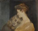 Lenbach, Franz von - Lady Bateman mit Marion